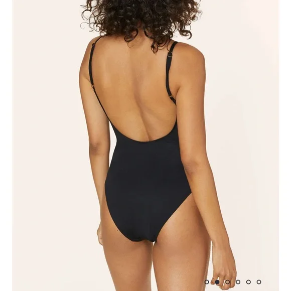 ✨NWT✨ Andie Swim “The Laguna One Piece” in Popcorn Black - Long Torso Sizing - Picture 5 of 11